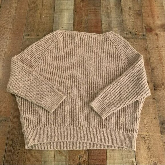 Hunkemoller womens size medium oversized cream and black chunky knit sweater - Picture 7 of 8